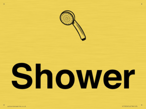 Dementia Shower sign